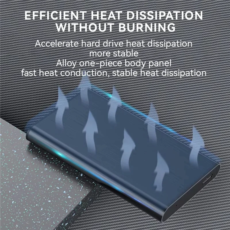 【A42U】USB3.0 Scatola per disco rigido mobile in metallo con porta seriale SATA da 2,5 pollici per SSD meccanico a stato solido FA-08US