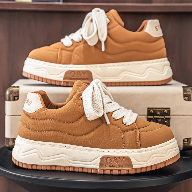 

Весенне-осенняя новая модная противоскользящая и износостойкая мужская вулканизированная обувь, парусиновая повседневная спортивная мужская обувь для доски