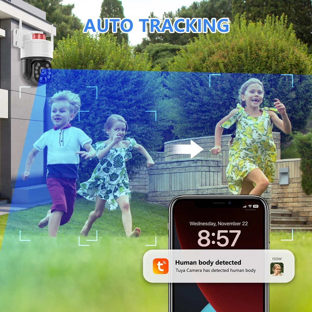 كاميرا شبكة مراقبة تعمل بالطاقة الشمسية واي فاي 5 ميجابكسل تدعم تكبير 30X لرؤية بعيد 2 كجم طاقة منخفضة في الهواء الطلق IP66 رؤية ليلية واضحة مقاومة للماء #3