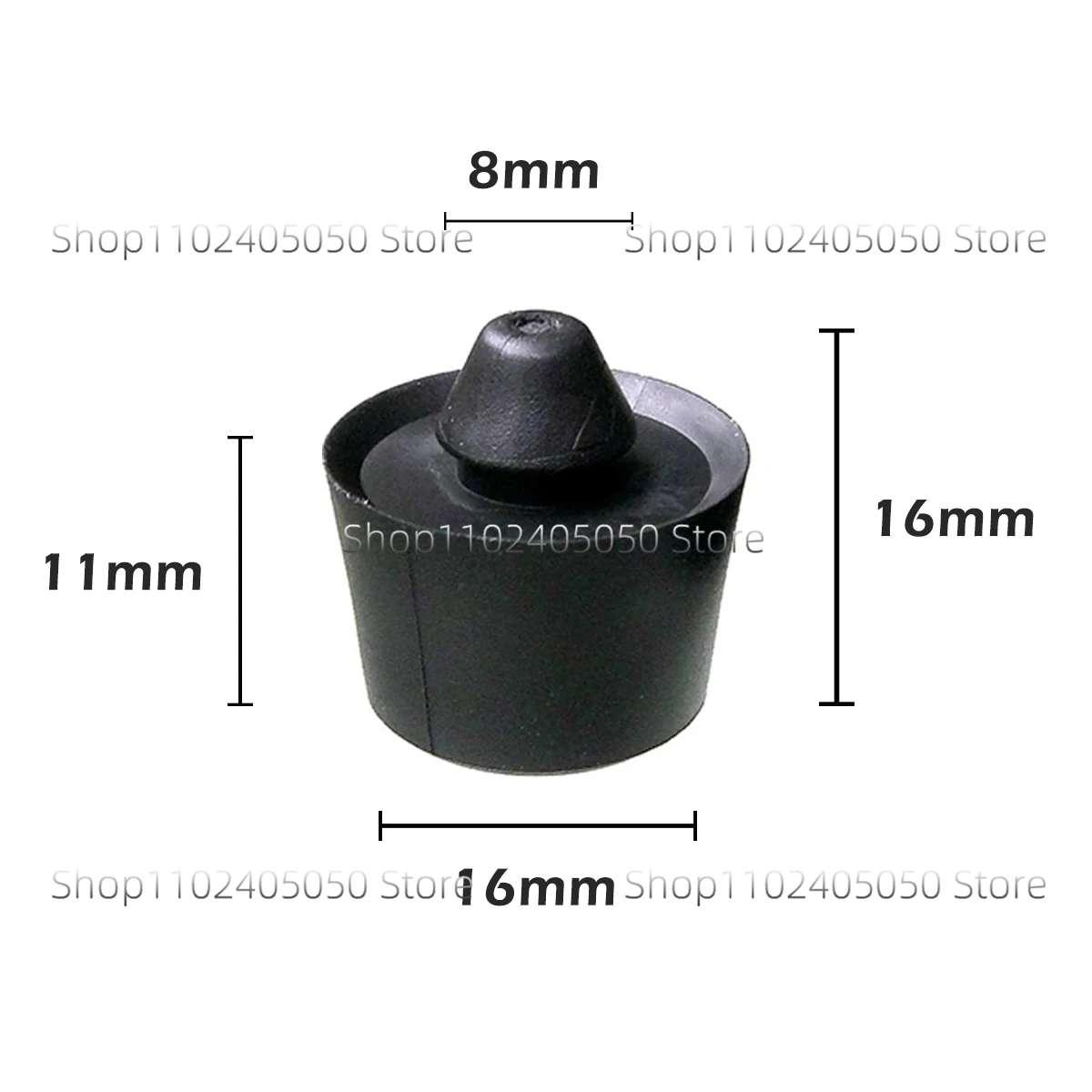 Car Interior Door Anti-Collision Cushion Shockproof Rubber Buffering Stopper Block for VW Sharan GOLF MK5 MK6 GTI POLO Scirocco
