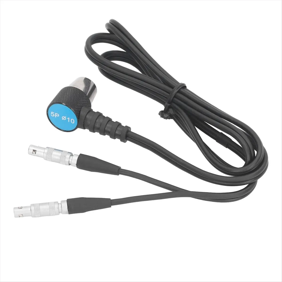 DT1388 TRENDY~10Mm/5Mhz Ultrasonic Thickness Gauge Standard Probe Non Contact Transducer Tester Meter for Metals, Non Metal, Pla