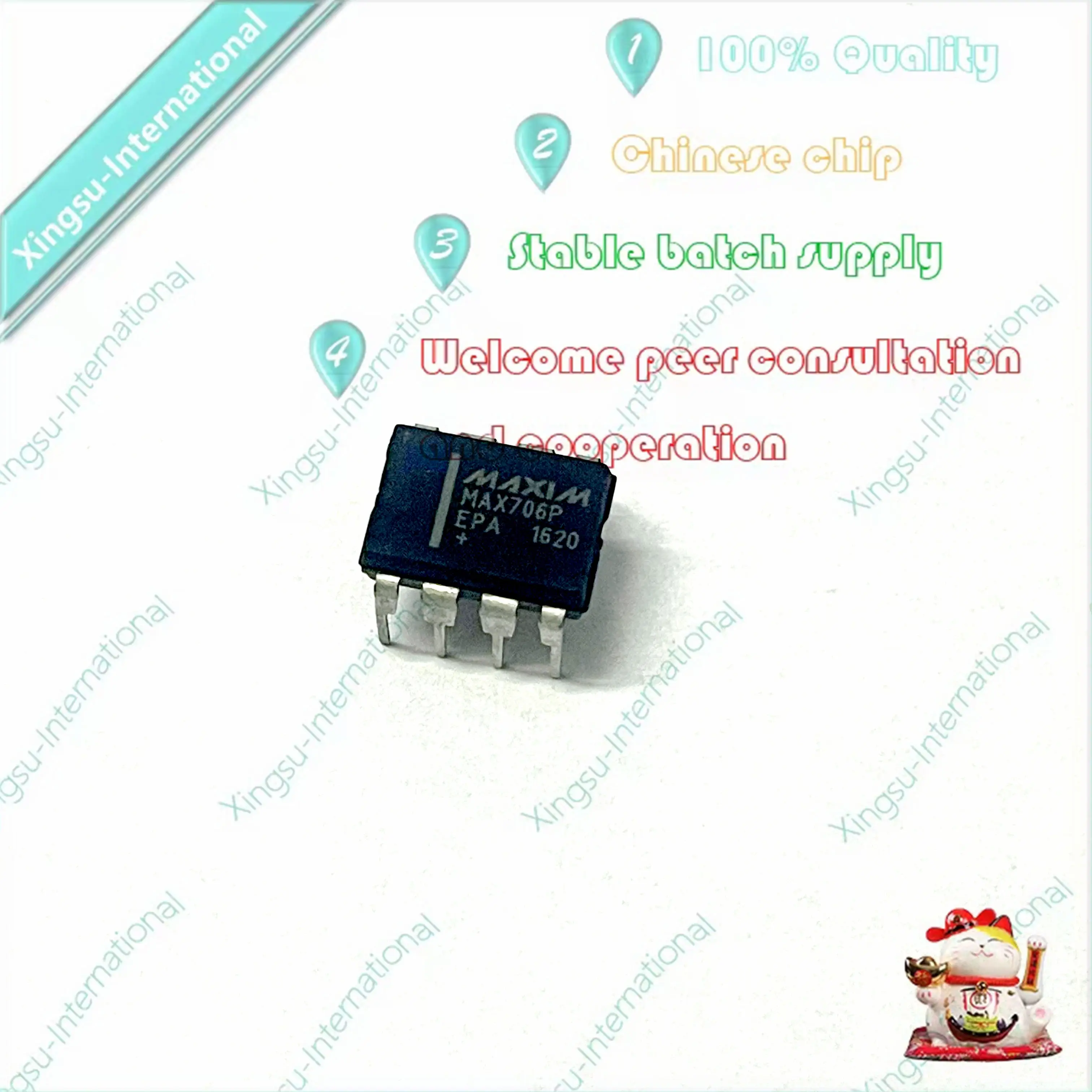 1PCS/ Piece MAX706EPA DIP8 Package Integrated Chip In Line With DIP-8 Monitor Original Genuine