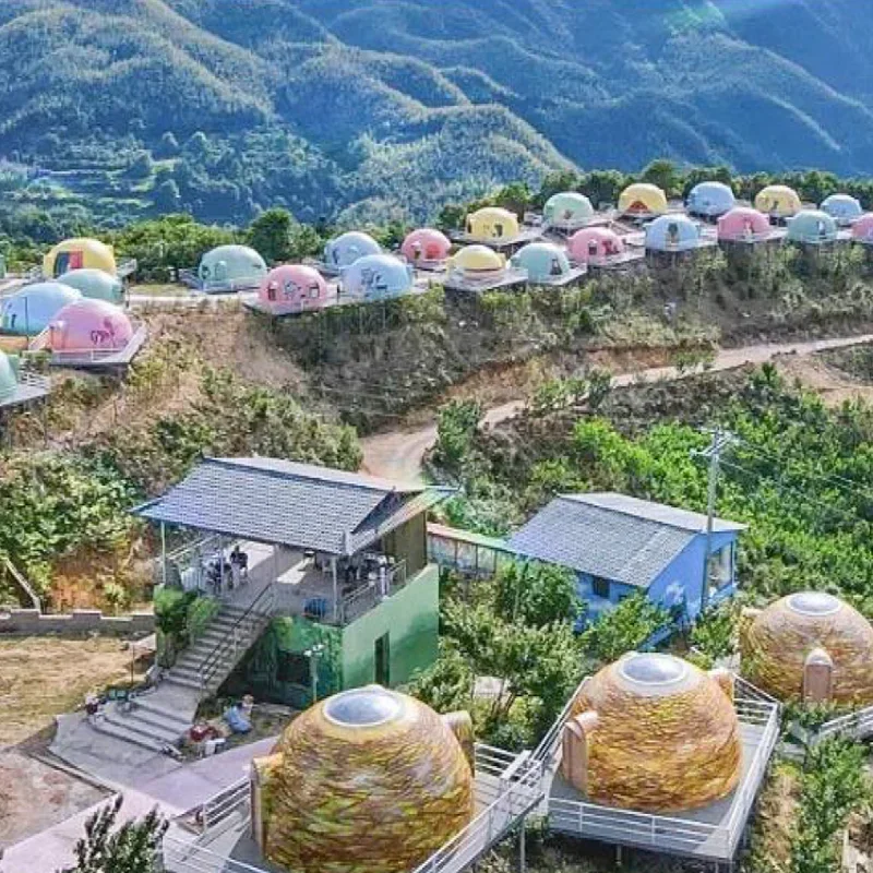Newly Upgraded Large Modular Glass Dome House Kit 6m Diameter Geodesic Waterproof Dome Tent Luxury Camping Outdoor House Par