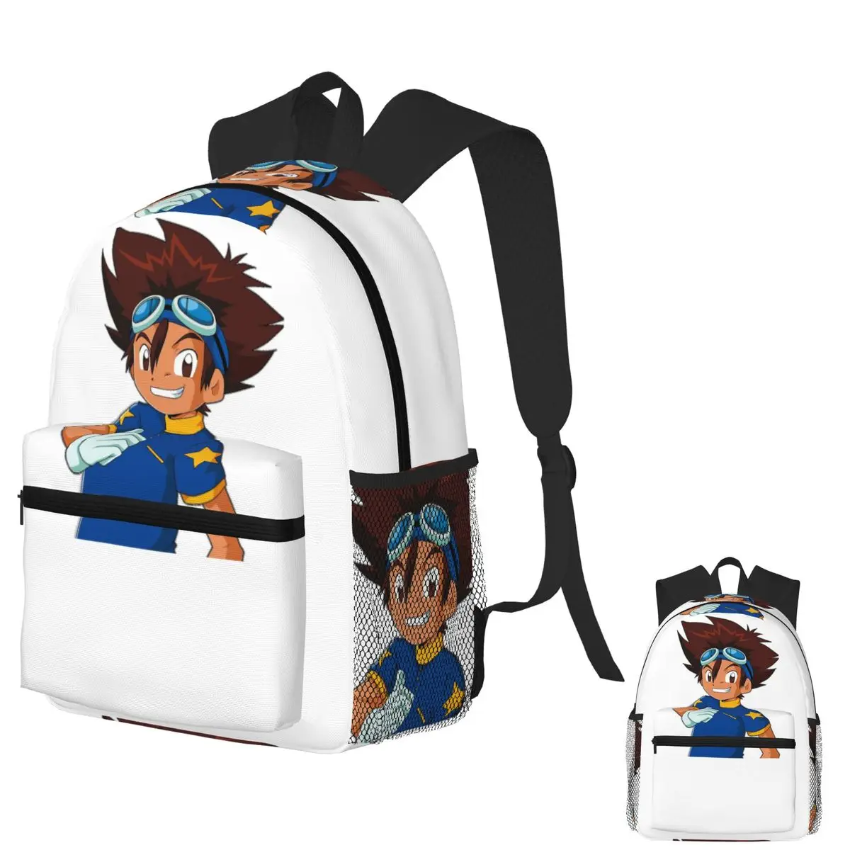 

Аниме Digimon Yagami Taichi студенческий рюкзак школьная сумка походный дорожный рюкзак для мальчиков и девочек модная сумка для книг сумки на плечо