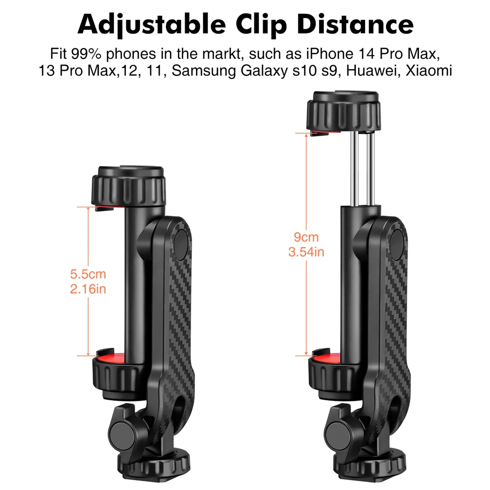 2024 80cm Camera Magic Arm Adjustable Flexible Phone Stand for Smartphone SLR Camera Camcorder LED Light Microphone Video Rig