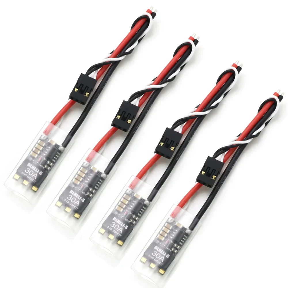 ToPss4pcs 30A-S 30A - S ESC BLHeli_S OPTO 2-4S Supports Mulitshot Oneshot42 OneShot125 For Rc FPV Drone