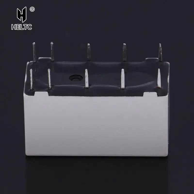1x Realy 5V  Coil Bistable Latching Relay DPDT 30VDC 2A 1A 125VAC HFD2/005-S-L2-D Realy 10 Pins