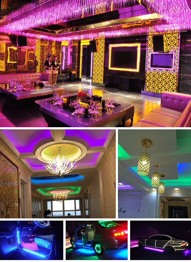 5M DC12V Full Color TM1903 WS2811 RGB LED Pixel Strip 3535 Addressable 8mm 96Leds/m Dream Color Colorful Digtial Led Soft Tape