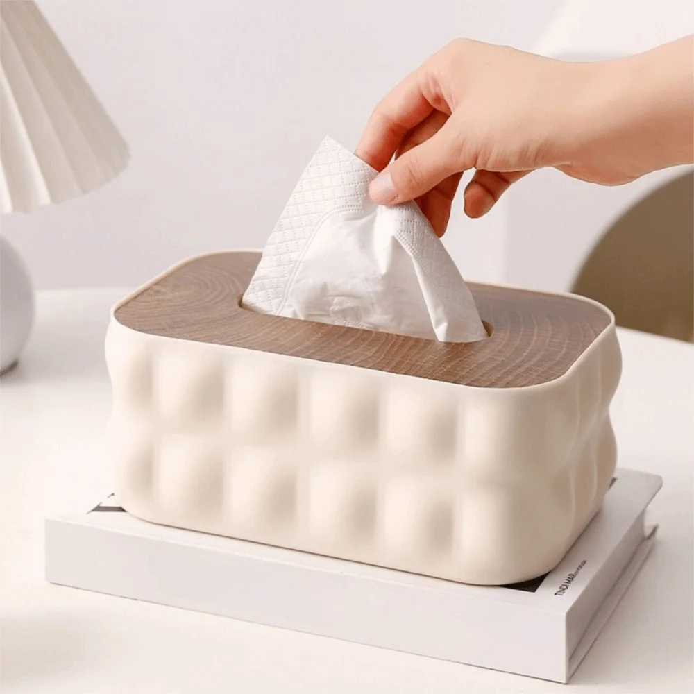 

Home Decor Multi-purpose Napkin Box Decorative Removable Toilet Tissue Box With Cover Miscellaneous Organizer Living Room