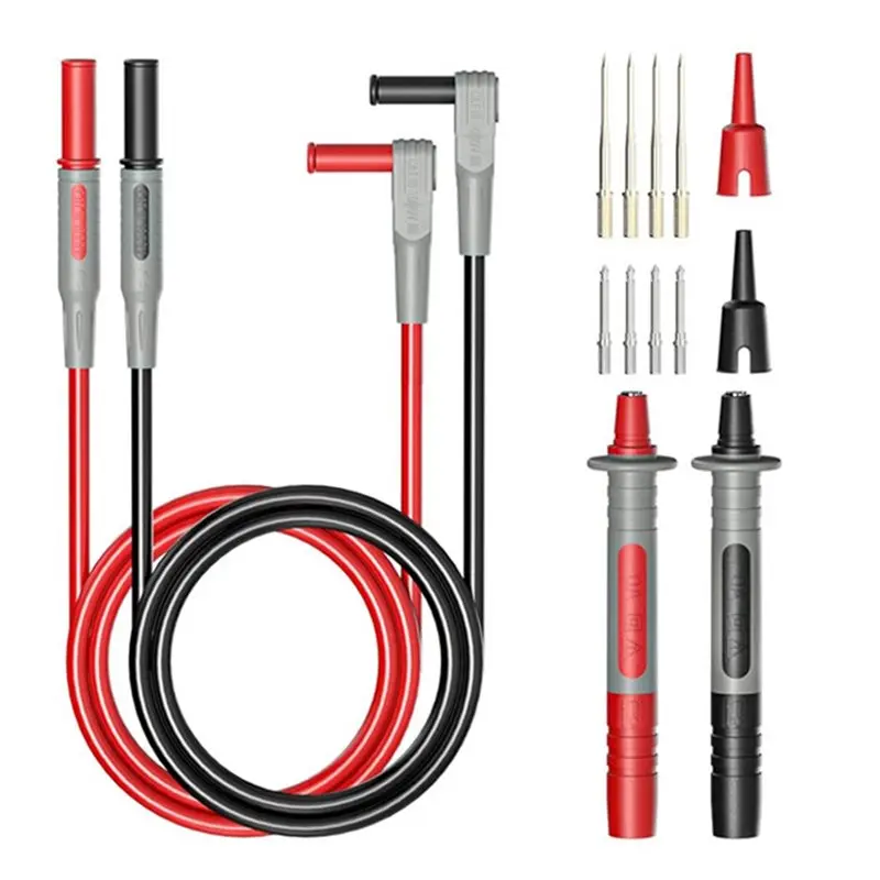[NEWA76K!】 Digital Multimeter Replacement Test Probe Set Piercing Tips Test Leads Kit For Auto Repair