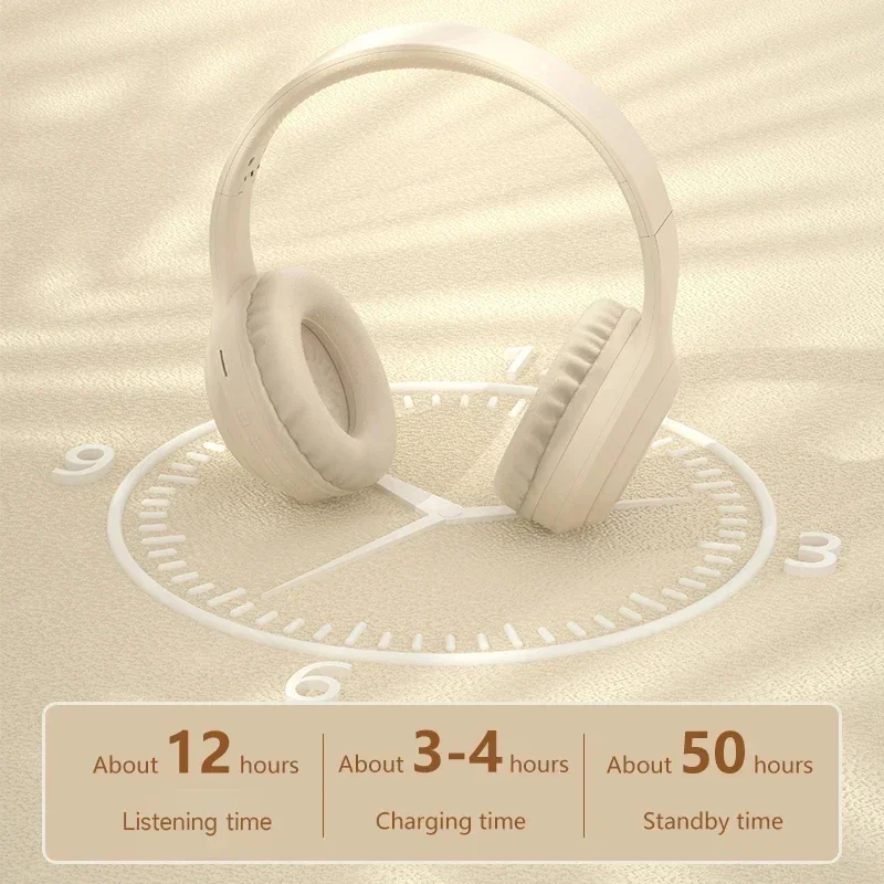 XIAOMI TH30 Bluetooth 5.3 Earphones Wireless Headphones Foldable Gaming Headset Sport Headphone with Mic Music Earbuds 250mAh