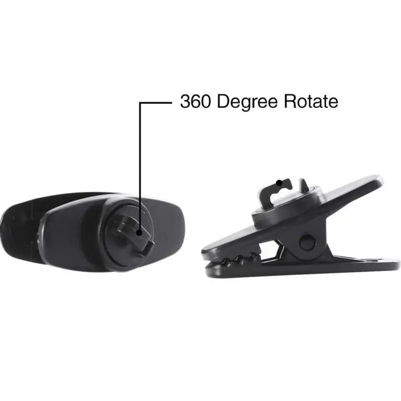 Clip per cavi per cuffie Clip per cuffie a filo morsetto per cavi ruota supporto per Clip per abbigliamento accessori per auricolari per l'esercizio a piedi