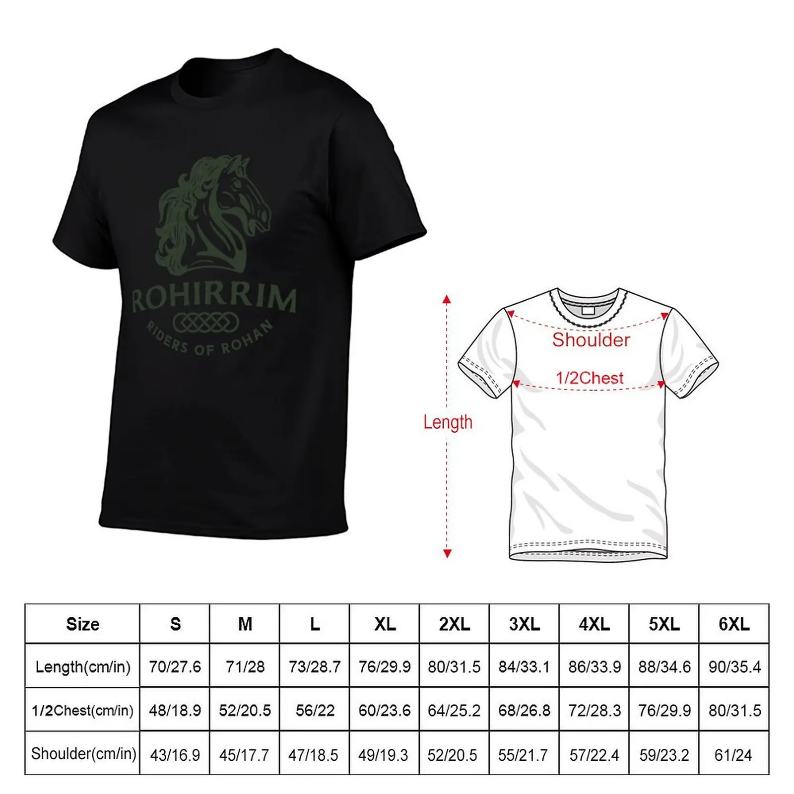 Rohirrim Classic T-Shirt cotton graphic tees vintage heavy weight t shirts for men