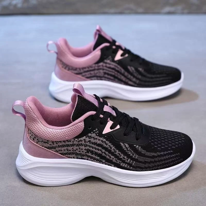 

Women Spring Summer New Running Shoes Soft Sole Mesh Casual Breathable Sneakers