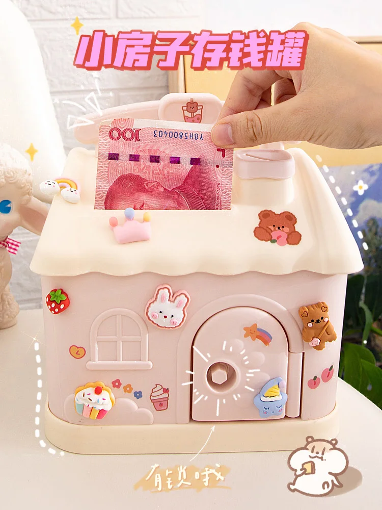 

2023 New Style Piggy Bank, Girls Can't Get Out Of The Boys' Password Savings Box On International Children's Day