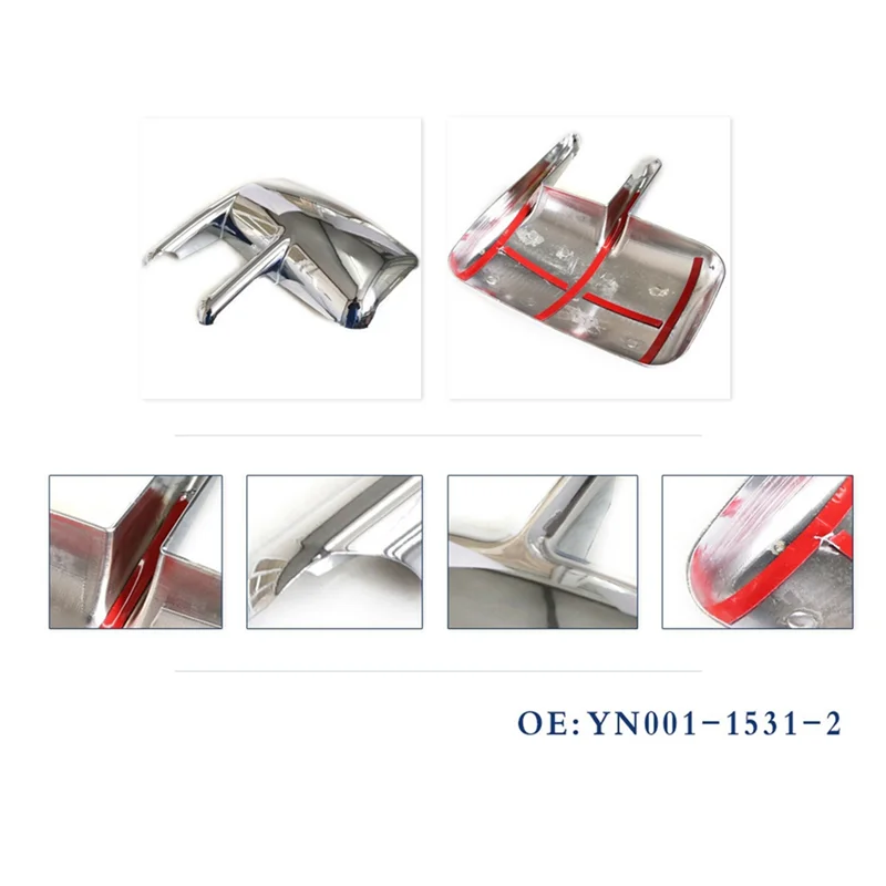 

Car Left & Right Outside Mirror Cover Silver For Mercedes Benz Sprinter 2-T 1995-2006 9018100116 9018100216-ABQF