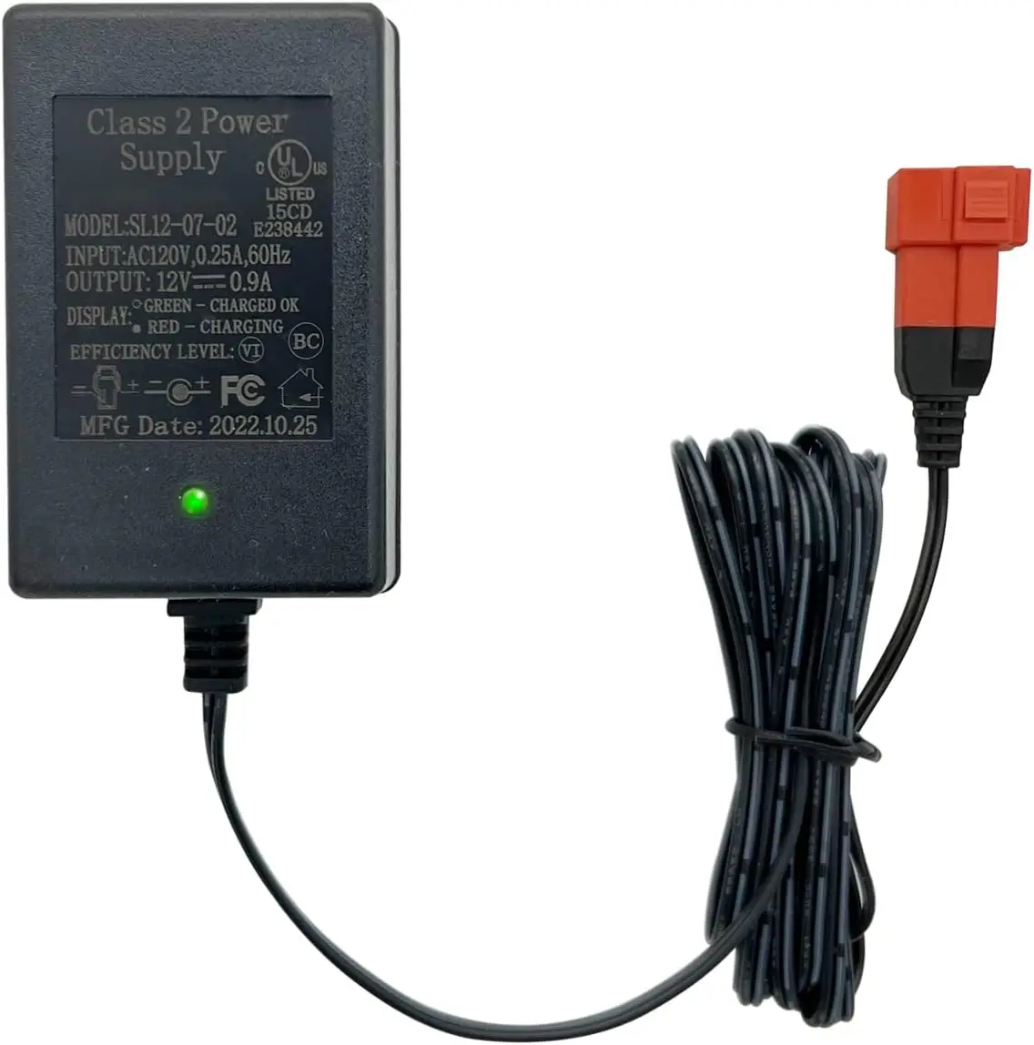 

6V/12V Ride-On Toy Battery Charger Designed To Provide Fast And Reliable Charging For A Variety Of Ride-on Toys Replace Parts