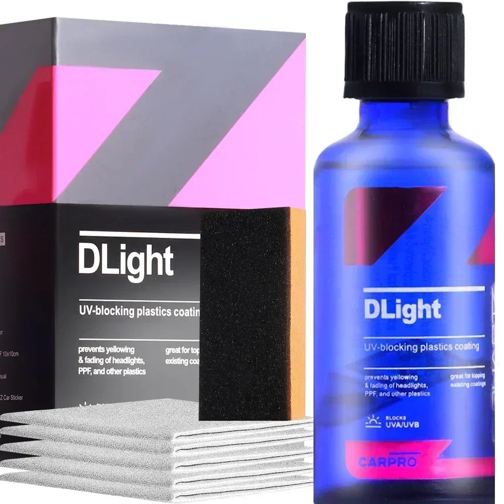 

Для Carpro CQUARTZ DLight УФ-керамическое покрытие для фар, долговечное защитное покрытие для ухода за автомобилем, фары и пластик PPF