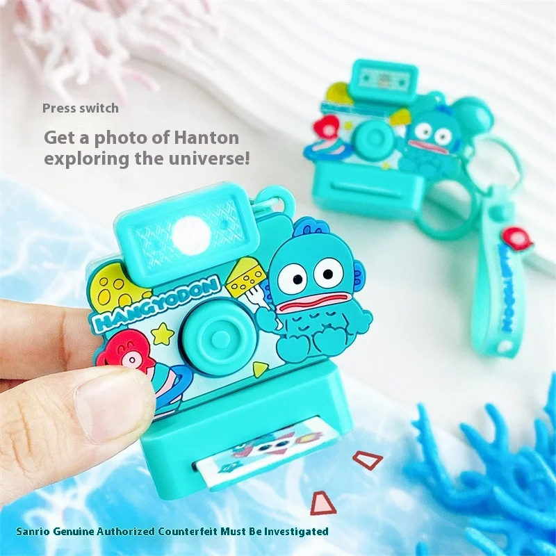 Sanrio Mermaid Hanton Wandering In The Universe Polaroid Series Keychain Toys Keychain Backpack Pendant Decorative Toys