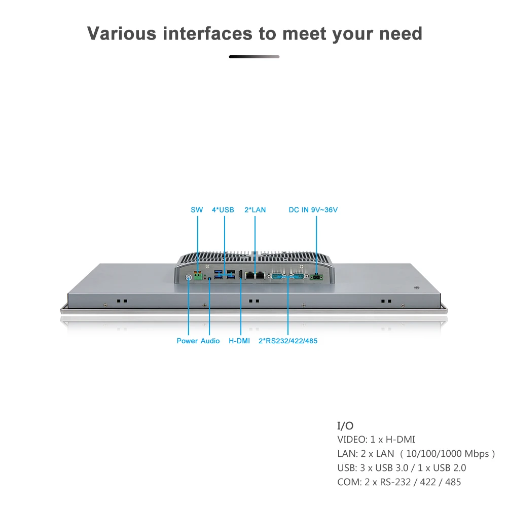 المورد الكمبيوتر الصناعي 21.5 بوصة Win10/11 أجهزة الكمبيوتر المكتبية شاشة تعمل باللمس الكل في واحد PC I3 I5 I7 الكمبيوتر التلقائي #4