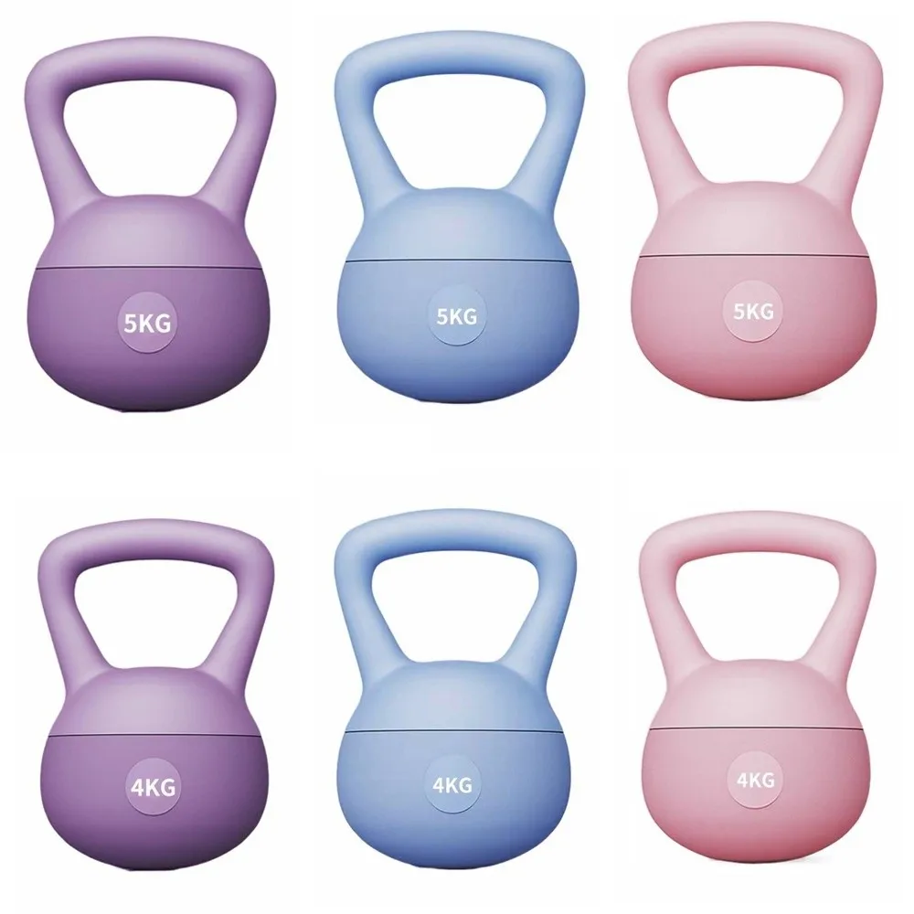 جرس غلاية ناعم للياقة البدنية، سهل الاستخدام، تمارين تدريب القوة، أجراس Kettlebells، دمبل احترافي محمول متعدد الوظائف