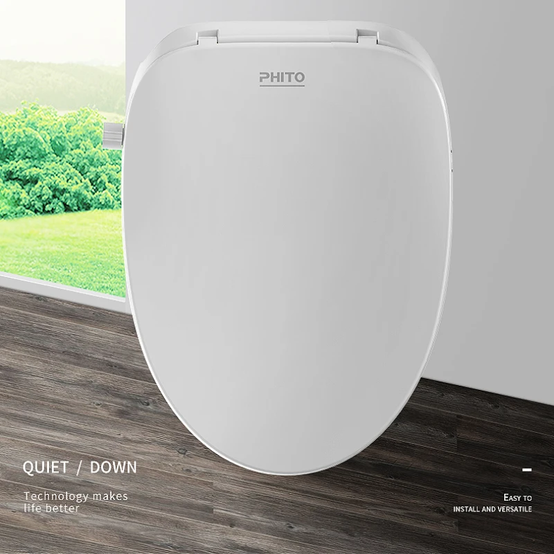 

Bathroom toilet cover, smart toilet cover plate, instant warm air drying, electric automatic household flushing, butt toilet rin