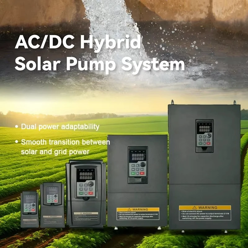 Solar water pump inverter CE certified 220VAC single phase 0.75-160 kW solar inverter water pump 99.99% efficiency IP20