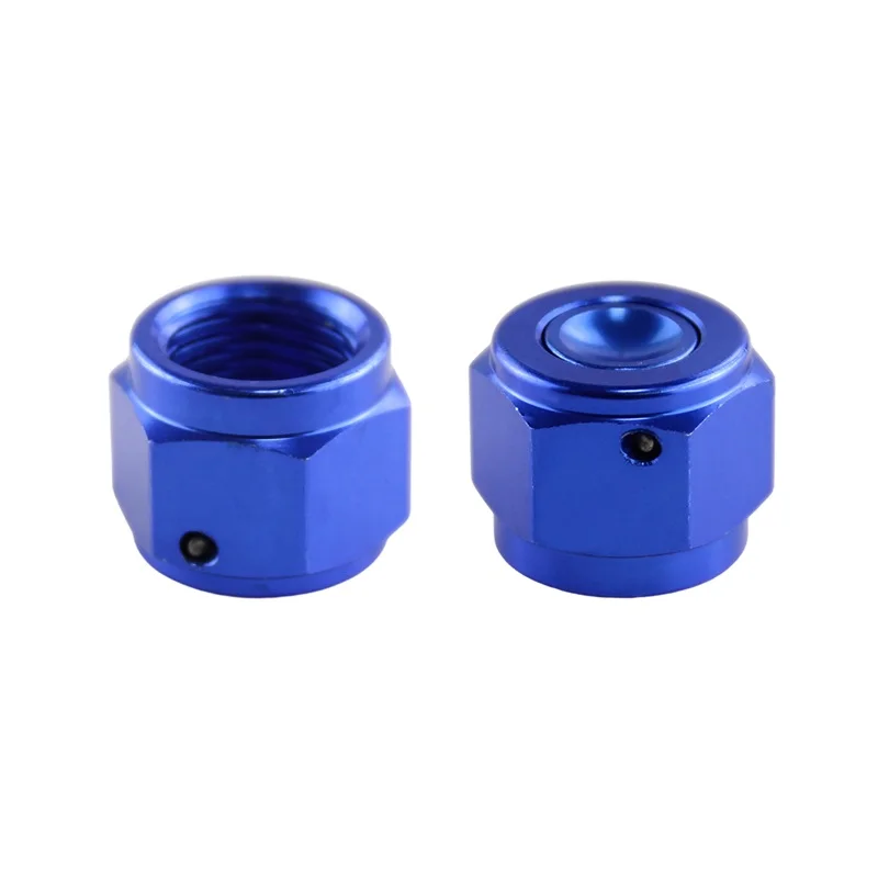 Aluminum AN4/AN6/AN8/AN10/AN16 SAE Adapter Female Flare End Nut Fitting 7/16