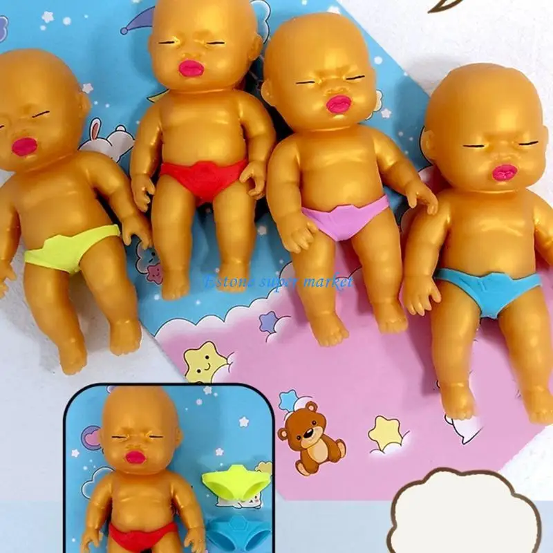 090b Squeezable Toy TPR Palms Doll Lovely Toy Office Office Antianxiety