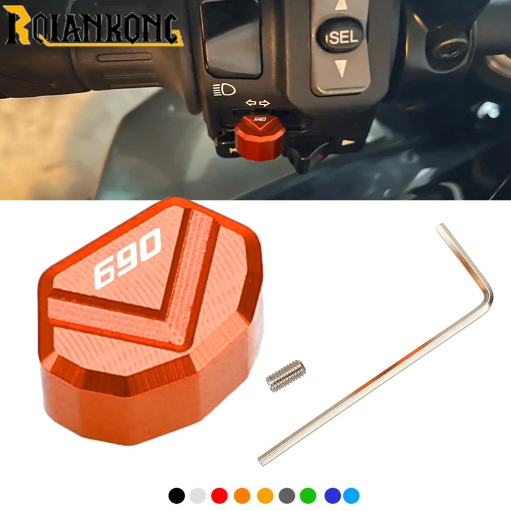

690 DUKE Motorcycle Accessories Switch Key Button Cap Covers Turn Signal Keycap For 690DUKE 690SMC 690SMCR 690 SMC/R 2026