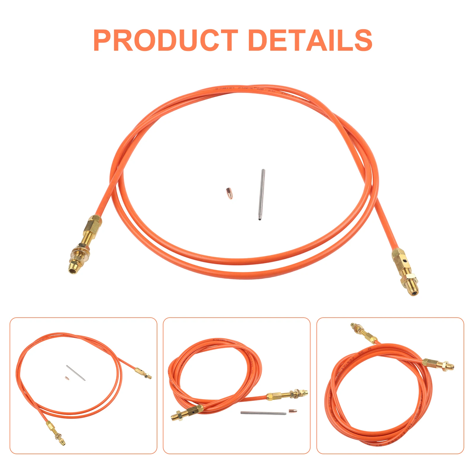 5meters Wire Feeding Tube Automatic Welding Accessory Gas Machine Automatic Welding Accessory Sturdy Construction 3meters Length