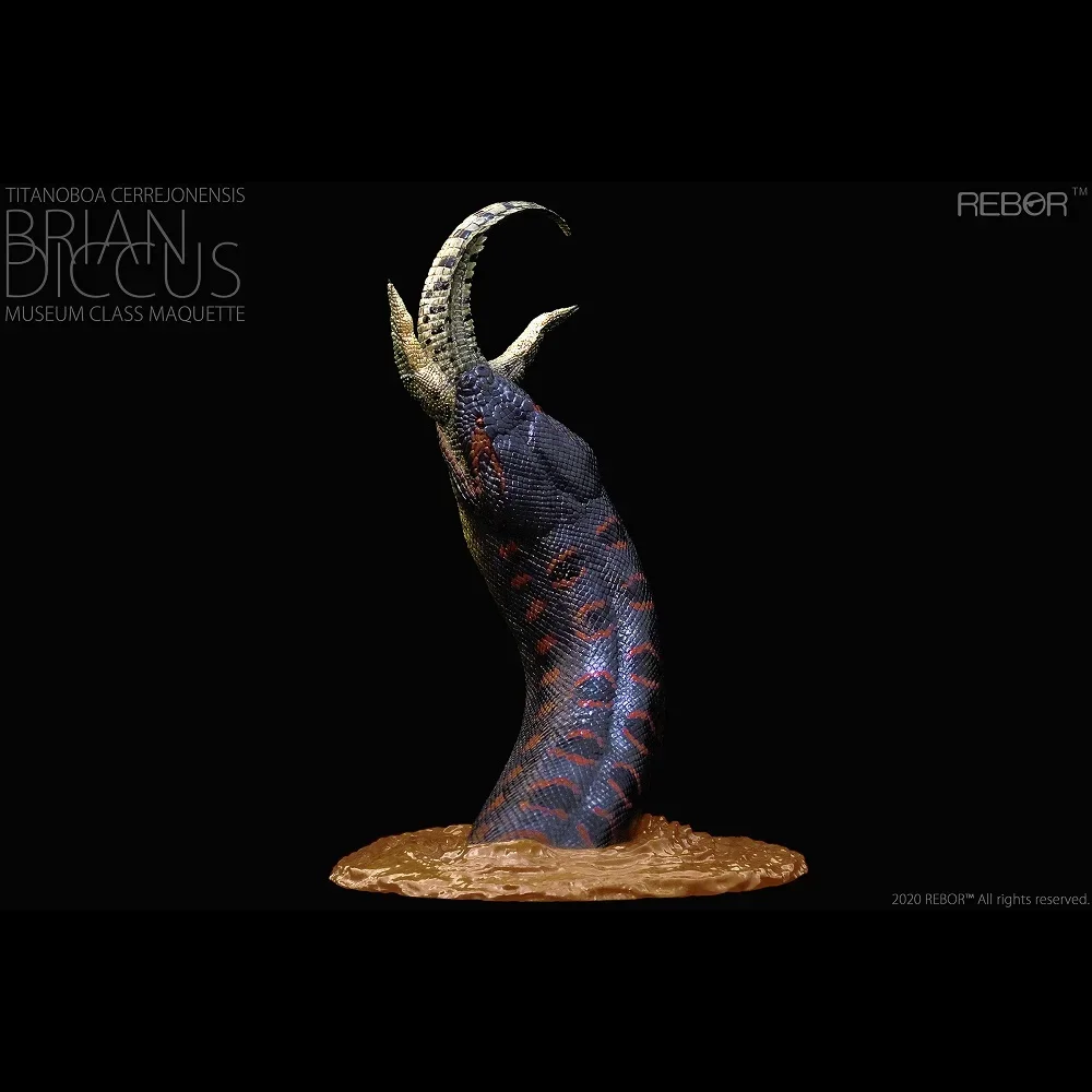 

Rebor Museum Toy Maquette Titanoboa Cerrejonensis Brian Diccus Monster Snake Statue Model