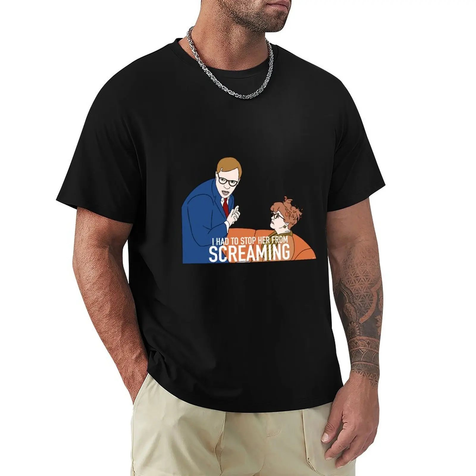 Mr Green and Mrs Peacock T-Shirt Art Pattern Printed Casual Top