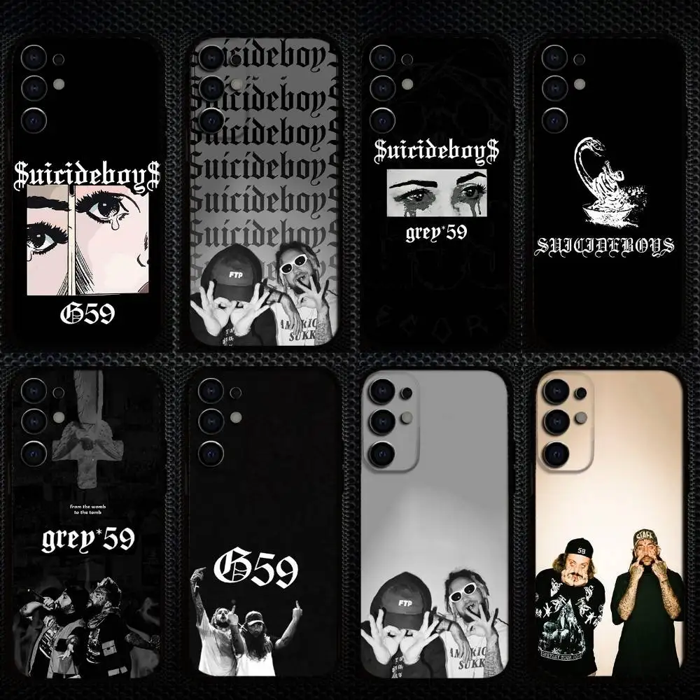 

$uicideBoy$ Suicideboys Phone Case For Samsung S25,S24,S23,S22,S21,S20,Plus,Fe,Lite,Others Black Cover