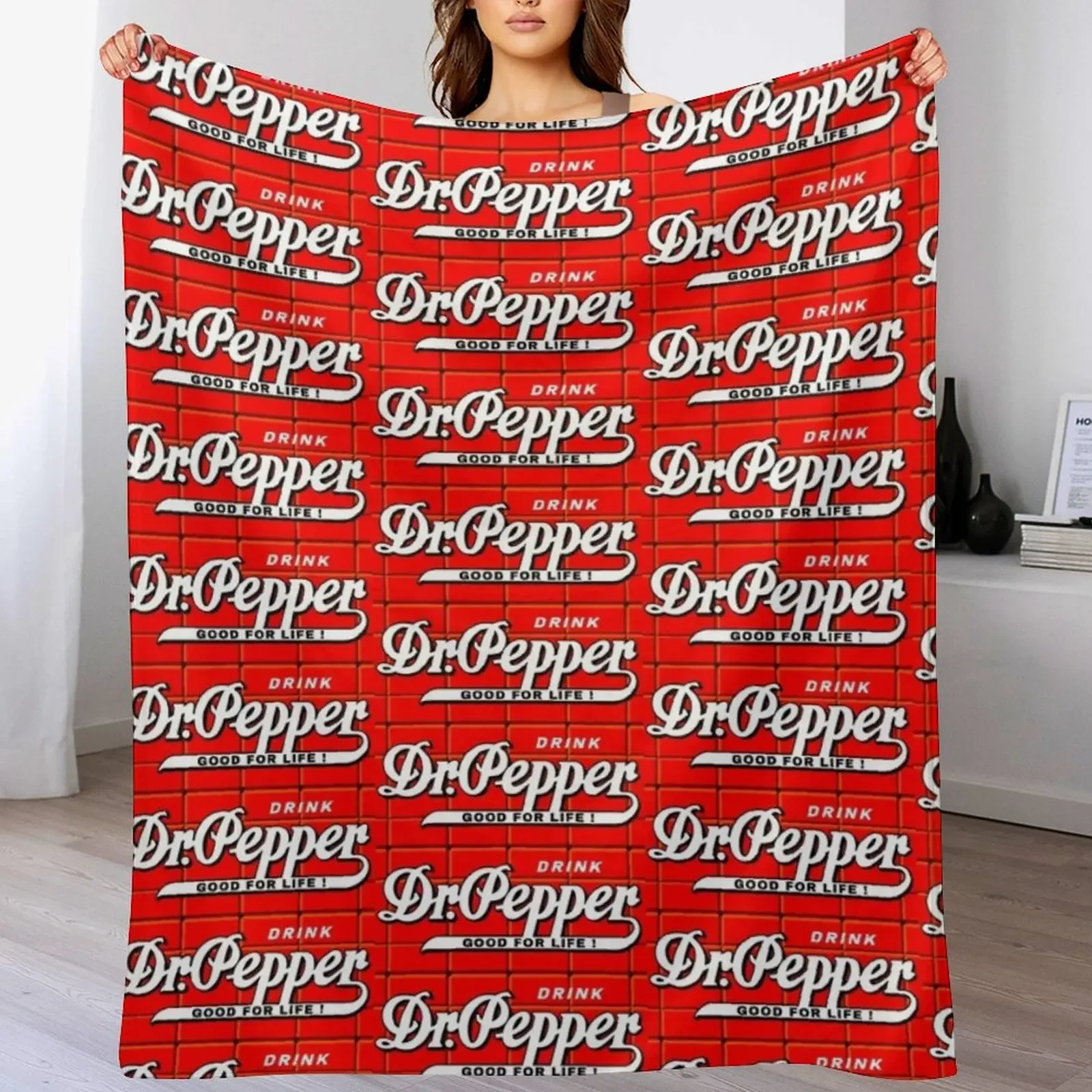 Dr Pepper - Good for Life! Throw Blanket Picnic Blanket Kid\'S Blanket Beach Blanket Winter bed blankets