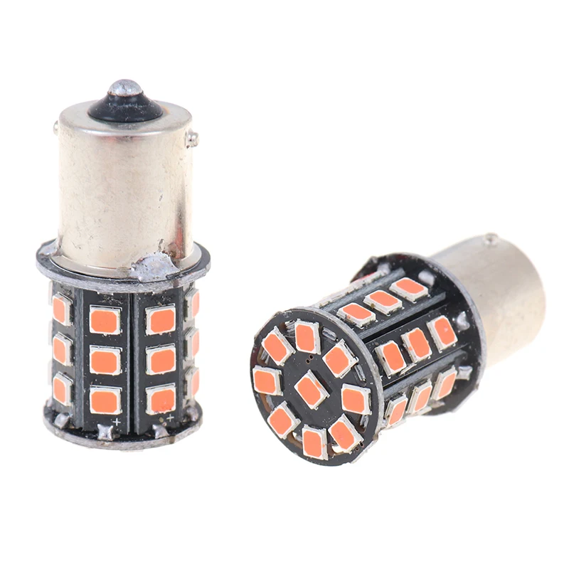 2Pcs 1156 BA15S 2835 33-SMD Red LED Bulbs Car Turn Signal Lamp Brake Lights