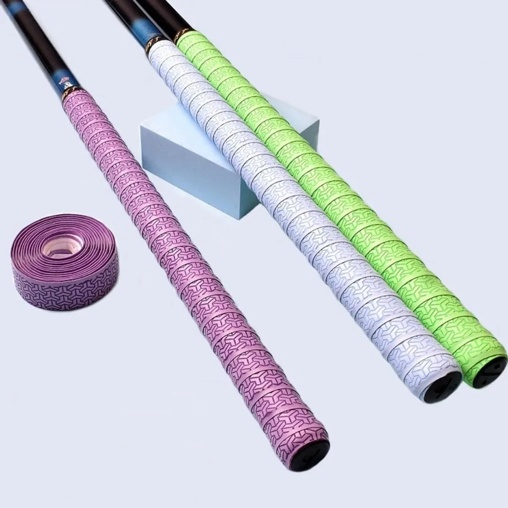 1 Pcs 2.1m Badminton Racket Overgrip Shock-absorbing Anti-Slip Badminton Grip Tape Self-adhesive Sweat Absorption Racket Tape