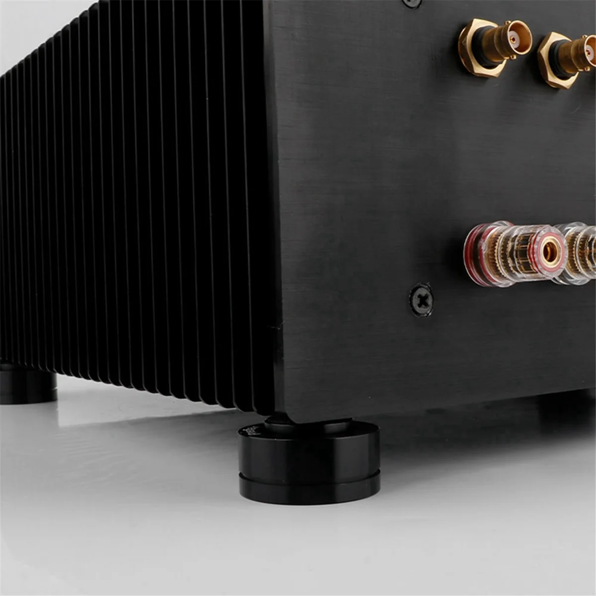 AA87C 4PCS HIFI 오디오 스피커 스탠드 피트 발열 증폭기 CD 플레이어 삼각대 스피커 충격 흡수 발 패드 강철 공