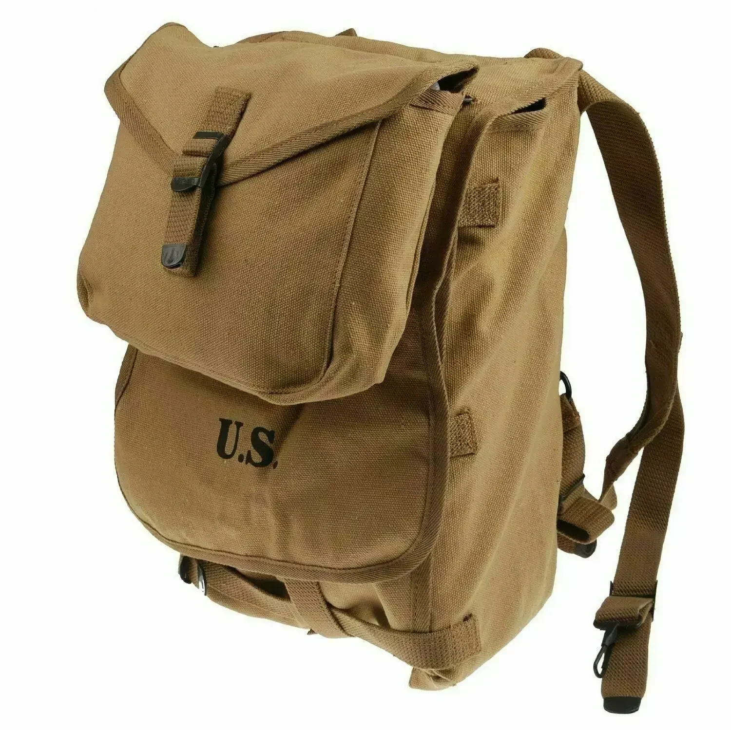 WANG1. WWII WW2 Us Army M1928 1943 Haversack Knapsack Backpack Military Reenactments