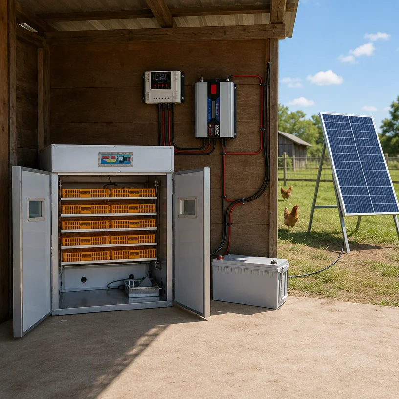 Best-Selling 880 Solar Chicken Incubator And Hatching Machine For Farms