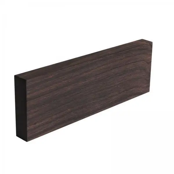 3x Black Ebony Lumber DIY Material Lumber 12x4x1cm Knobs Fades Resistant Ebony