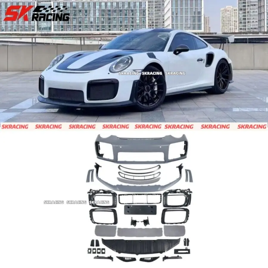 For Porsche 911 991 2012-2019 New Style Plastic Front Bumper Diffuser Body kits