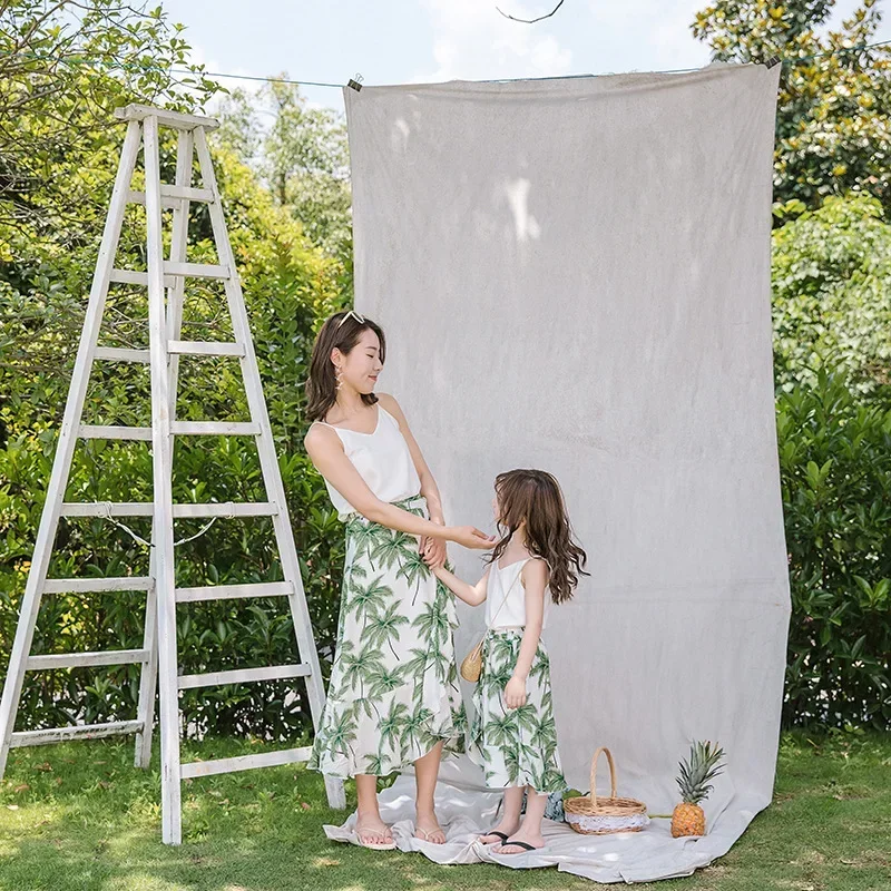 Ropa de verano para toda la familia, traje de playa para mamá, papá, hija, hijo, conjuntos a juego, falda de vacaciones para mujer