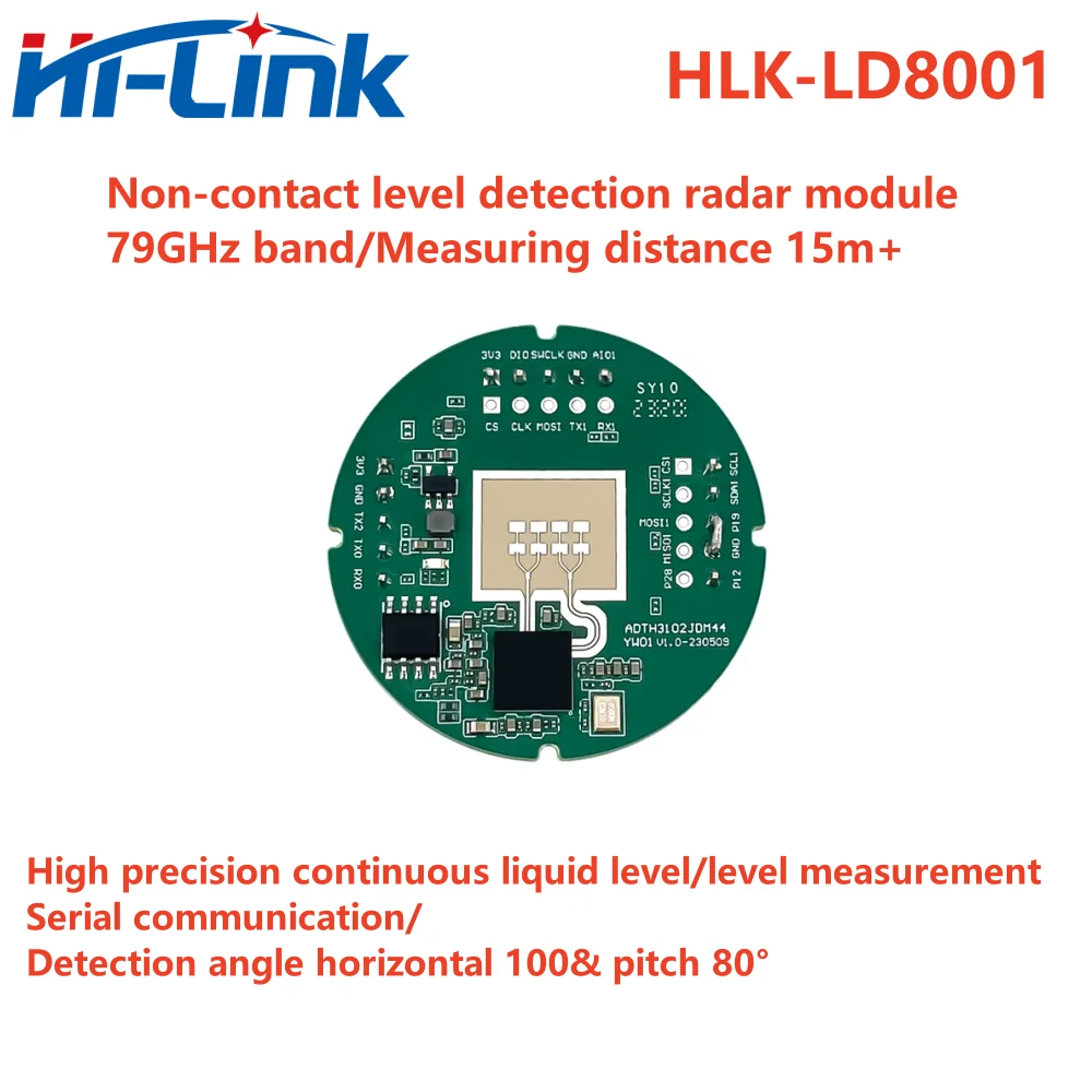 sensor de deteccao de nivel hi link wave 79g milhoes modulo radar sem contato alta precisao hlk ld8001 01