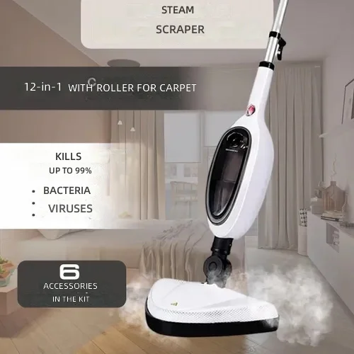 Steam High-Temperature Steam Mop Household Multi-Functional Electric Cleaner AC Powered Compact Handheld Fast Heating 30-180s