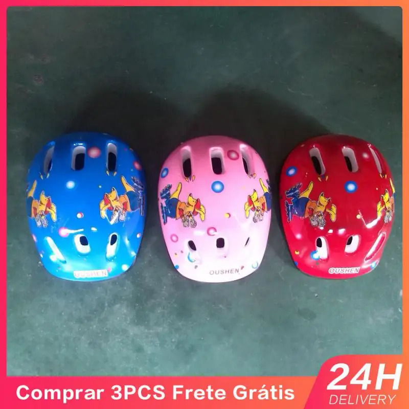 Helm Pelindung Busa Ringan + Lembaran Plastik Aksesori Olahraga Pelindung Roller Skating Helm 3 Warna Sejuk 40G