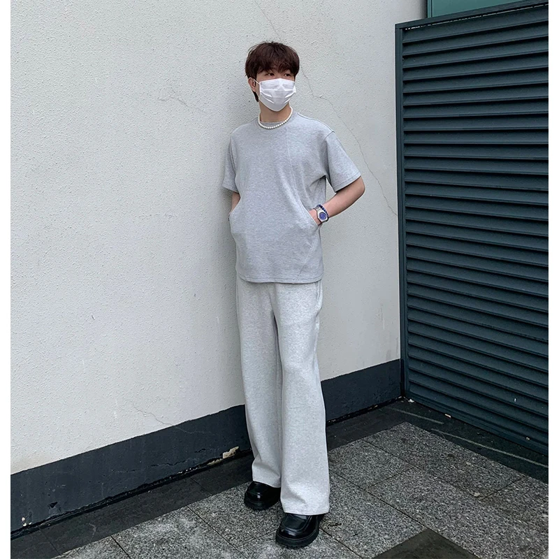 

Мужские летние спортивные брюки Cleanfit White Air Layer: прямые, струящиеся, премиум-класса, повседневные, для подростков