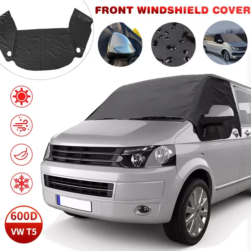 

For VW T5 T6 Window Screen Cover Curtain Wrap Blind Camping Frost Car Windshield Visor Cover Window Sun Shade Car Accessories