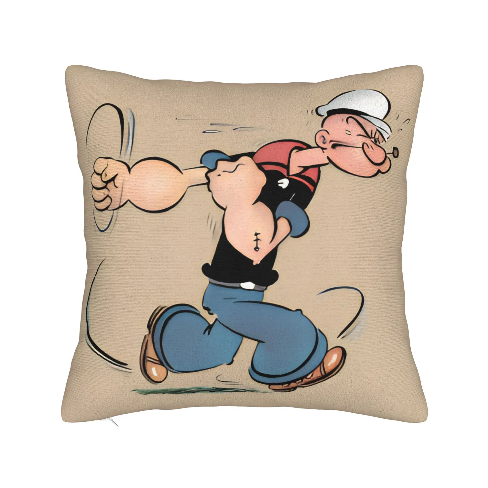 Bluto and Olive Oyl Pillowcases  Cute Funny Pillow Case For Living Room Bed Chair Graphic Pillow Cover