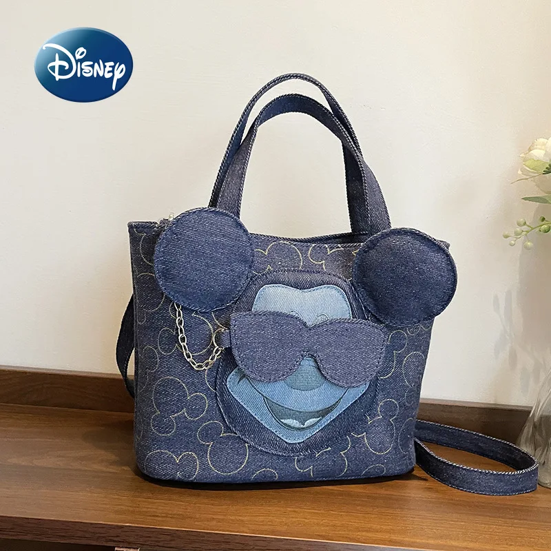 

Disney Mickey New Women's Shoulder Bag Personality Fashion Women's Shoulder Crossbody Bag Retro Cartoon Cute Women's Bag